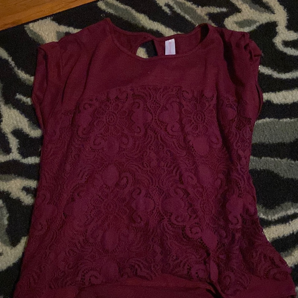 Red blouse